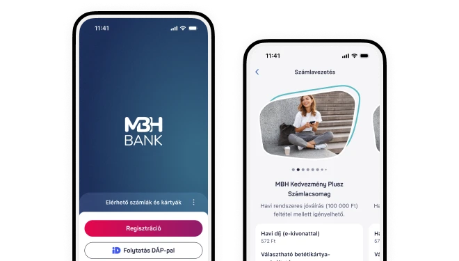 MBH Számlanyitás applikáció kép