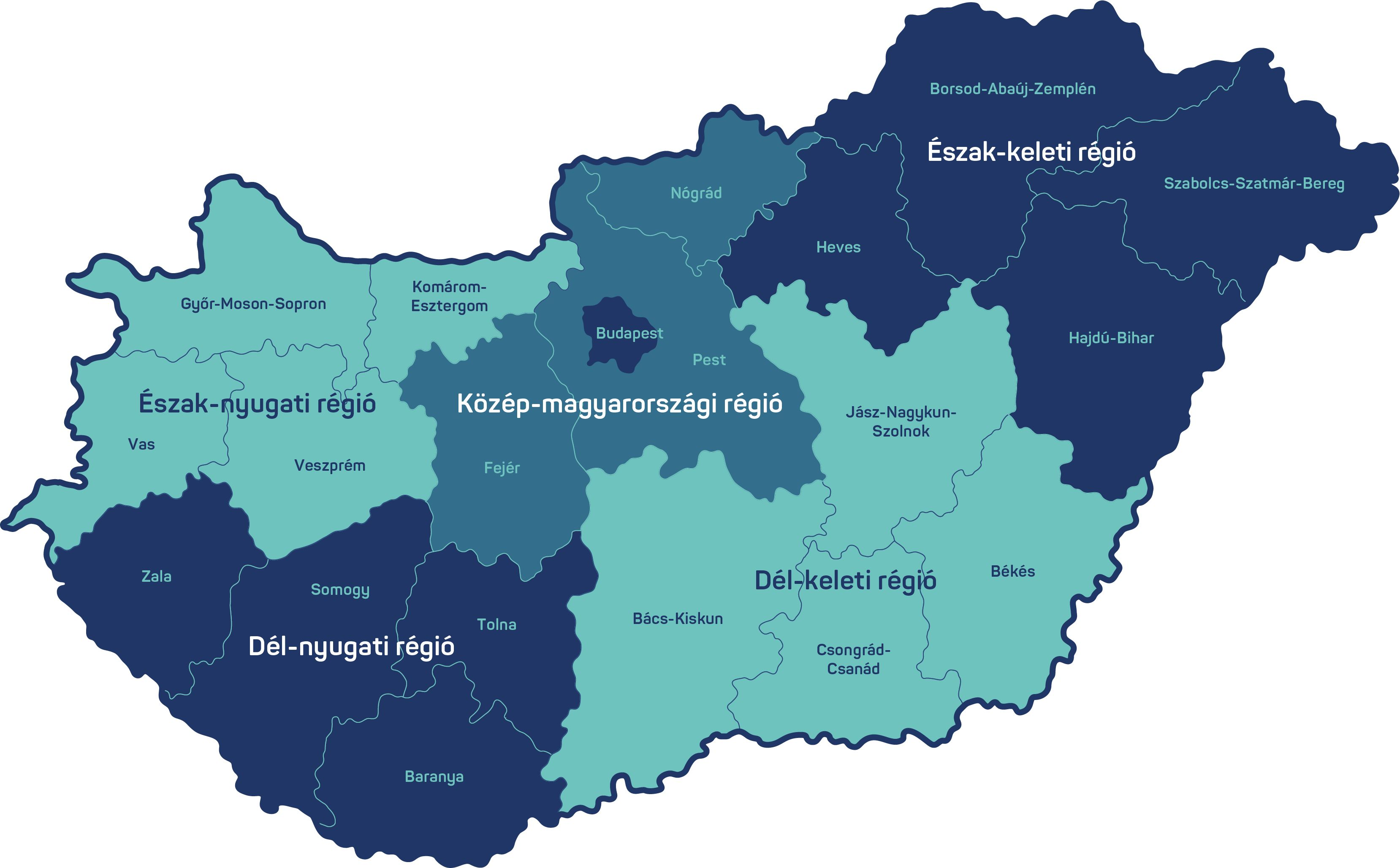 MBH Prémium Régiós Térkép MBH Prémium Régiós Térkép